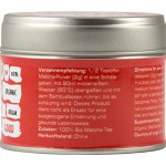 VegaVital Feel Good Bio Matcha Tee in Schöner Aromaschutz-Teedose im Set mit Orginal Besen und Löffel, 1er Pack (1 x 30 g)
