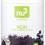nu3 Premium Bio Acai-Beeren Pulver getrocknet, 65g - Die Power-Beeren vom Amazonas; Rohkost-Qualität durch schonende Trocknung
