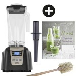 Standmixer Bianco Piano Schwarz inkl. Reinigungsbürste und Rezeptbuch
