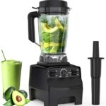 Standmixer Smoothie Maker, 2000 W Smoothie Blender Mixer 32000 rpm, with 8 Stainless Steel Blades, 10 Speeds, 2L High-Performance Mixer and Ice Cream Shredder Machine Without BPA for Ice/Dessert/Soup